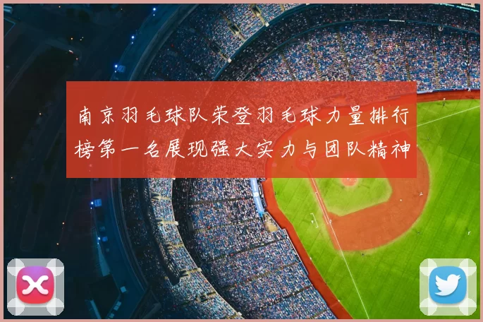 南京羽毛球队荣登羽毛球力量排行榜第一名展现强大实力与团队精神