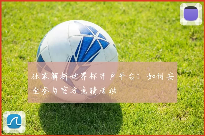 独家解析世界杯开户平台：如何安全参与官方竞猜活动
