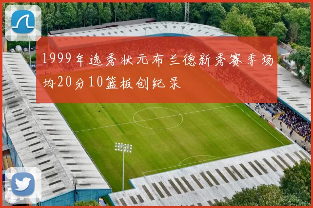 1999年选秀状元布兰德新秀赛季场均20分10篮板创纪录